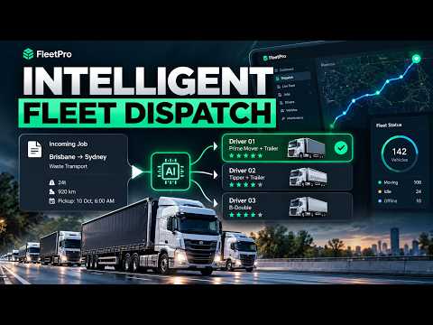 How AI dispatch chooses a driver and vehicle video preview