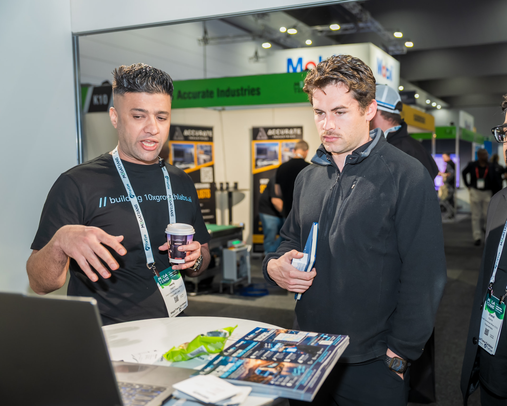 Platform demonstrations at the stand
